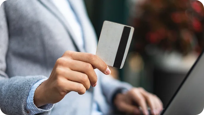 Person making a payment