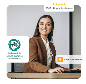 NAATI certified translator with happy customer rating and fast turnaround